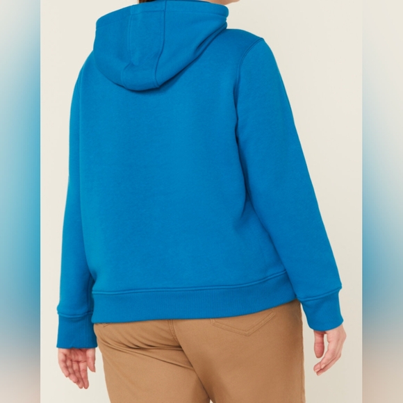 Carhartt Clarksburg Graphic Sleeve Hoodie Sweatshirt Size 2X LikeNew MSRP $64.99 - Picture 2 of 7